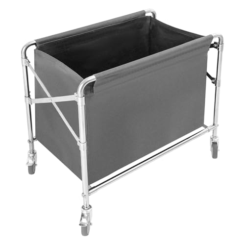 Panier à linge en acier inoxydable pour l'organisation de l'hôtel et de la maison