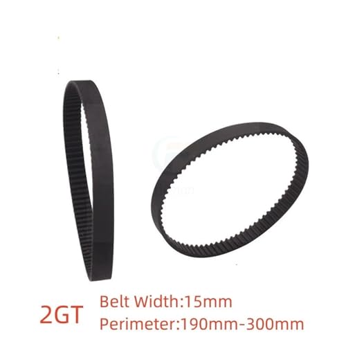 Courroie crantée 2GT 260mm renforcée avec largeur de 15mm - 3