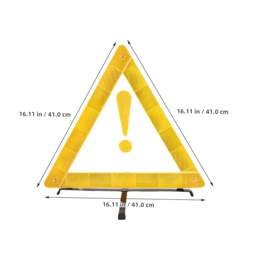 Triángulo Reflector de Seguridad para Carro 41 cm miniatura 2