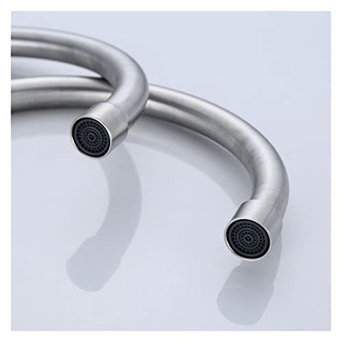 Robinet cuisine acier inoxydable 304 mitigeur évier double commande