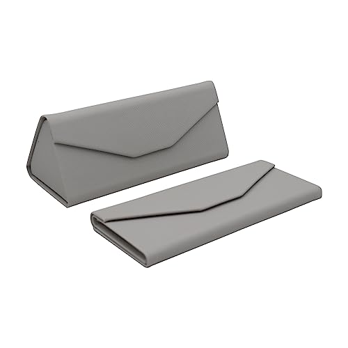 Image of Real Sic Glasses Case for Men and Women - Magnetic Folding Hard Shell Sunglass Holder - Inspired by Solid Color