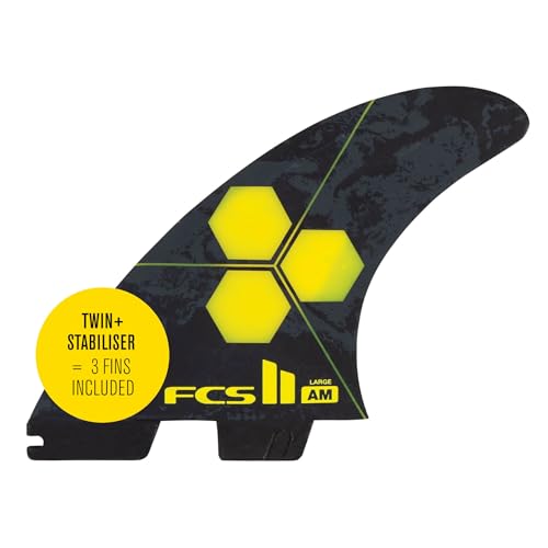 FCS II Al Merrick Tri Fins (Yellow Large)