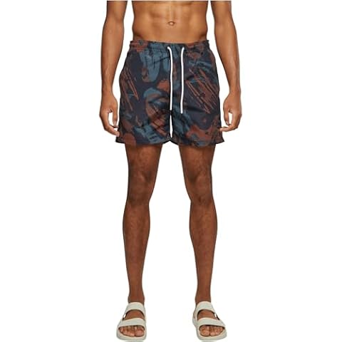 Urban Classics Men's Chic Patterned Swim Shorts Cover