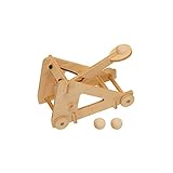 Longueur de la catapulte: L 18 cm Hauteur de la catapulte: H 12 cm Temps de réalisation: environ 1/2h Age: à partir de 4 ans