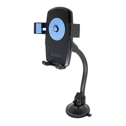 Suporte Celular Universal Veicular Vidro/Suporte Celular Carro Articulado 360° [Reforçado Com Haste Grossa, Com Base de Silicone][KRV Magazine]