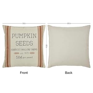 VHC Brands Harvest Hollow Pillow Cover Set of 2 18x18, Decorative Fall Throw Pillow Covers, Primitive Decor for Fall and Thanksgiving VHC Brands Harvest Hollow Pillow Cover Set of 2 18×18 Decorative Fall Throw Pillow Covers Primitive Decor for Fall and Thanksgiving
