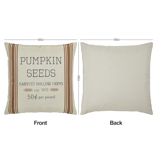 VHC-Brands-Harvest-Hollow-Pillow-Cover-Set-of-2-18×18-Decorative-Fall-Throw-Pillow-Covers-Primitive-Decor-for-Fall-and-Thanksgiving VHC Brands Harvest Hollow Pillow Cover Set of 2 18×18 Decorative Fall Throw Pillow Covers Primitive Decor for Fall and Thanksgiving