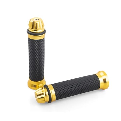 Poignées de guidon de moto 7/8 pouces avec grip antidérapant et réduction des vibrations
