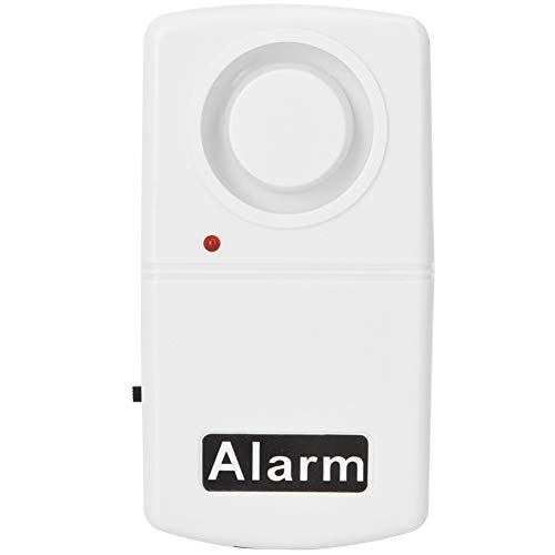 120dB Sensor de Alarma de vibracin de Seguridad inalmbrica, Ventana de Puerta Alarma antirrobo Sensor de Puerta/Ventana para Casas, automviles, cobertizos, autocaravanas