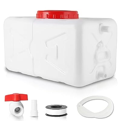 XINGXIUU Large Capacity Water Tank with Faucet for Household and Outdoor Use - Portable and Durable Plastic Water Storage Cube