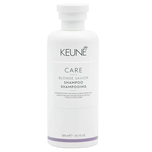 Keune Care Blonde Savior Shampoo, Sulfate-Free & Strengthening Cleanser for Blonde & Bleached Hair, 10.1 Fl Oz