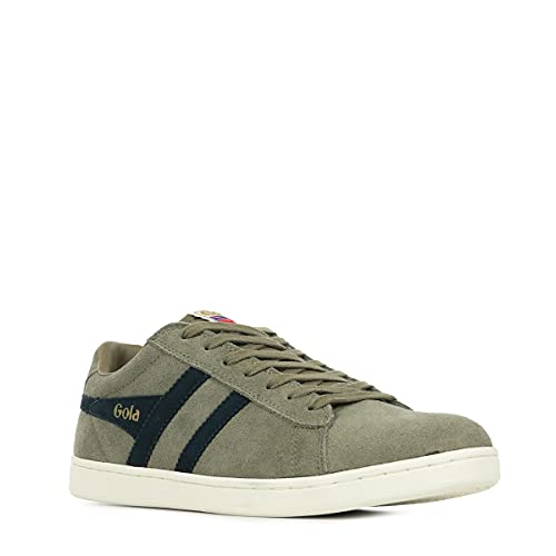 Image of Gola Equipe Suede - Sneakers for Men - Contrasting Wingflash - Heel Return - Durable Cupsole - Low Silhouette