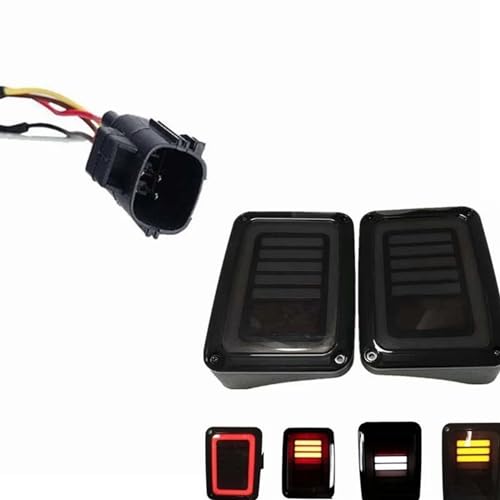 Feu antibrouillard arrière multifonction améliorant la visibilité de recul pour Wrangler JK - 4