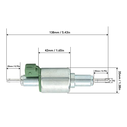 Bomba de Combustível para óleo de Estacionamento, Eletromagnetismo a de Ar para Carro, 24v, 28ml, We