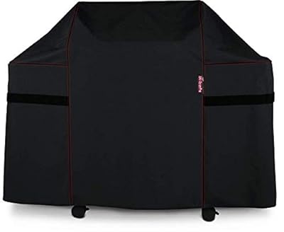 BBQ Coverpro 7553|7107 Barbecue Grill Cover for Weber Genesis E and S series Gas Grills Including Basting Brush and Tongs