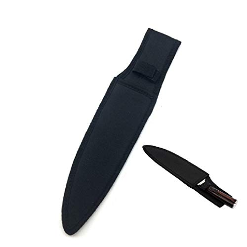 Morodo 9~10 Funda para cuchillo de carne/Vaina de cuchillo de chef(Nylon negro) Sin cuchillas