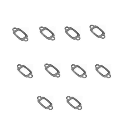 AFDHGS 10-Pack High-Temperature Gasket Set for 1/5 RC Car Exhaust Pipe - Fits 23CC-36CC Zenoah, ChongYang Engines and Major RC Brands