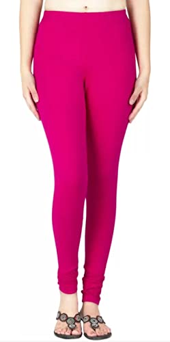 Image of Women's Cotton Chudidar Leggings | Stretchable | High Rise | Full Length | Soft & Comfortable | Ethnic Wear Bottom