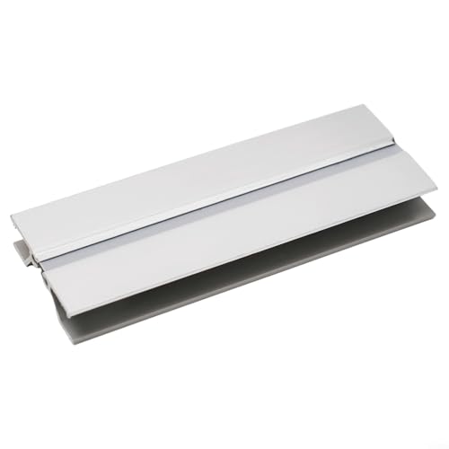 Conector de panel de base de cocina, aluminio plateado de 90 grados, esquina en forma de H, zócalo flexible, transición de espacio de gabinete (360°-15cm)