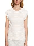 Camiseta de la marca Esprit Esprit 062ee1k331 Camiseta, 112/Off White 3, S para Mujer