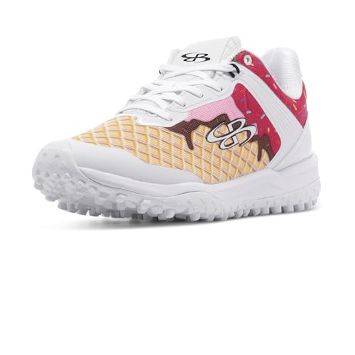 Boombah Viper Men's Ice Cream Turf Multi/Gold/White - Size 10.5
