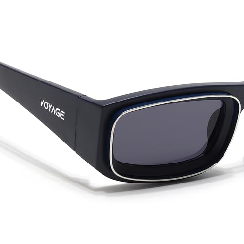 Image of Voyage UV Protected Rectangle Sunglasses for Men & Women