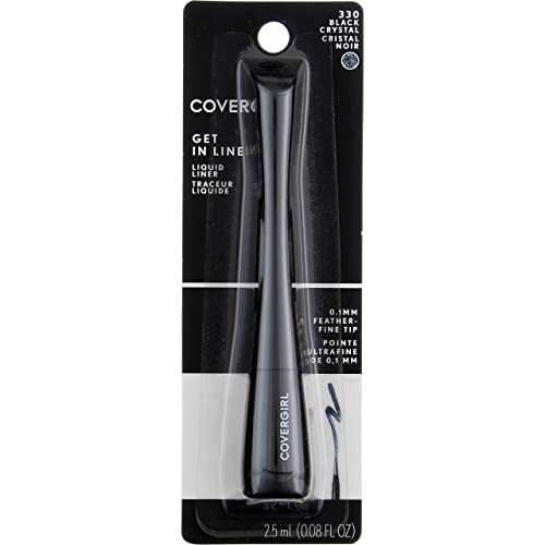 CoverGirl Get In Line Delineador Líquido Negro 0.08 OZ miniatura 3