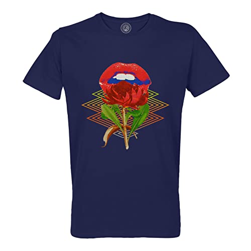 T-shirt homme col rond coton bio fleurs pour en finir avec les hauts sans style