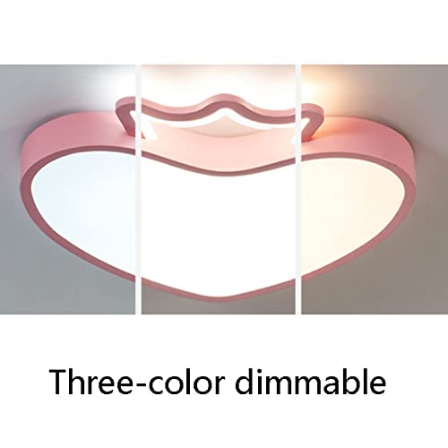 Lampe de chambre à coucher LED variable : plafonnier moderne avec télécommande - 6
