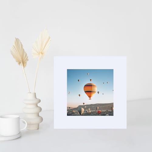 Image of JCJMY 3x3 Picture Frame White for Tabletop, 3 x 3 Square Photo Frame with Shatter Resistant Plexiglass, Sturdy 3 by 3 Poster Frame, White