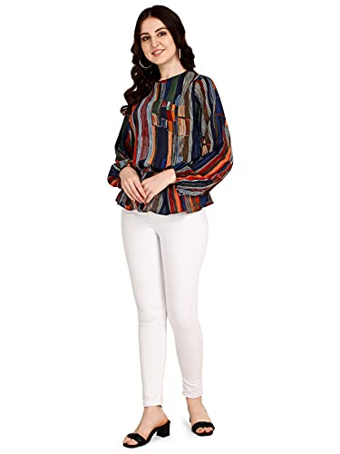 Image of DHRUVI TRENDZ Women Women Tops | Tops for Women | Tops for Jeans for Women | Rayon Tops for Women | Tops for Women | Western Tops for Women Stylish