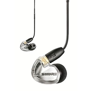 Shure SE425 in-ear hoofdtelefoon met geluiddempende technologie, 3,5 mm kabel, afstandsbediening en microfoon – premium…