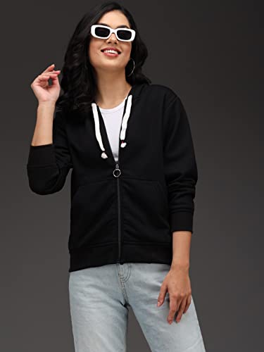Image of eKools� Women's Fleece Winters Hoodie Sweatshirt Zipper with Pockets (Flee1 Series)