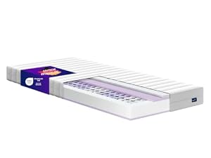 Traumnacht Basic Tonnentaschenfederkernmatratze 80x200 cm | H3 mittelfest | 7-Zonen ergonomisch & atmungsaktiv | Öko-Tex zertifiziert | deutscher Qualitätsstandard