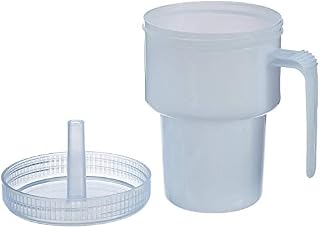 Sammons Preston Kennedy Cup, Spillproof Adult Sippy Cup with Handle & Secure Lid