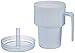 Sammons Preston Kennedy Cup, Spillproof Adult Sippy Cup with Handle & Secure Lid, 7 oz. No Spill Cups to Drink Hot & Cold Liquids Lying Down, Daily Living Glasses for Disabled & Elderly with Weak Grip