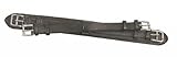 mit rostfreien Schnallen Lederbauchgurt für Einspänner, schwarz 70cm