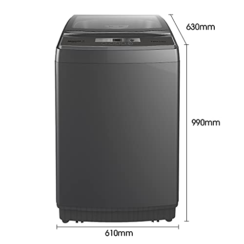 Hisense 13 Kg Top Loading Washing Machine Silver Model WTX1302T -1 Years Full Warranty.