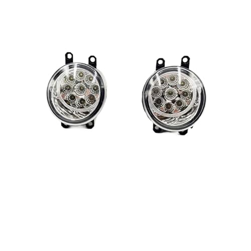 Feux antibrouillard LED avec DRL pour Toyota Hilux Revo 2015-2018 finition chromée