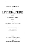 Cours familier de littérature, une entretien par mois (French Edition)