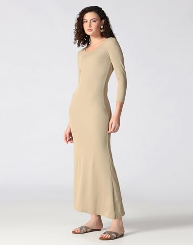 Image of Selvia Lycra Bodycon Dress for Women, One Piece Western Dress for Women