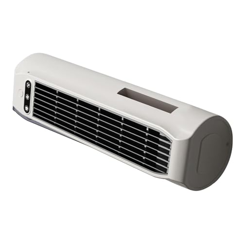 Ventilateur tour de bureau blanc rechargeable USB avec batterie 3000mAh - 2