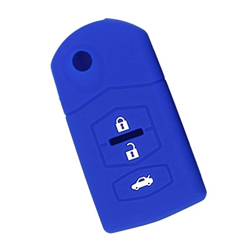 Funda llave coche silicona protectora compatible con M2 M3 M5 M6 azul 7