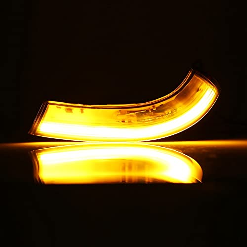 Espejo retrovisor lateral 2 uds con intermitentes LED dinámicos ahumados 4