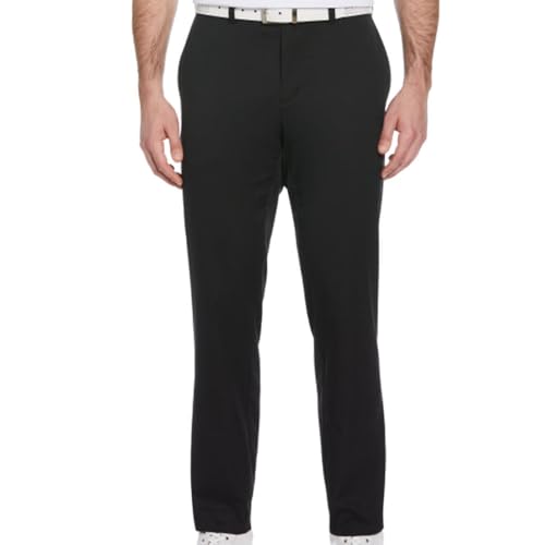 Ben Hogan Men's Flat Front Stretch Active Flex Golf Pants - Caviar 42/32