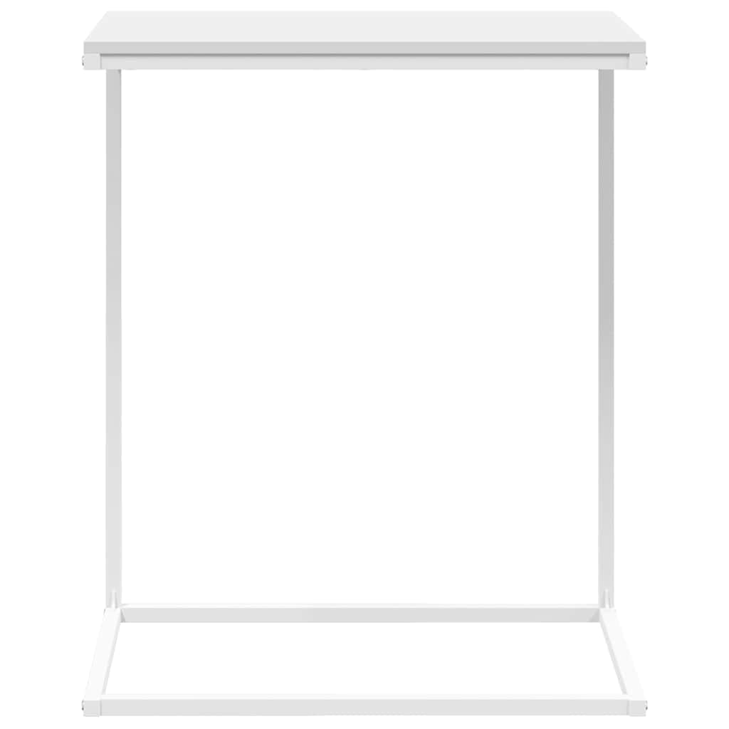 Générique Table d'appoint Blanc 55x35x66 cm Bois d'ingénierie,Meubles,Tables,Tables Basses et Tables d'appoint,Tables Basses,336134