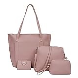 【FUNKTIONAL】 Das Geldbeutelset kann Ihr iPad, Geldbeutel, Makeups, Handy, kleine Wasserflasche, Parfüme, Handschuhe und anderes halten. Wir stellen Taschen für alle Arten von Anlässen her, für Einkäufe, Arbeit, Schule, Reisen, Partys, Geschenke und vieles mehr. Klassischer Stil, unabhängig von Frühling.