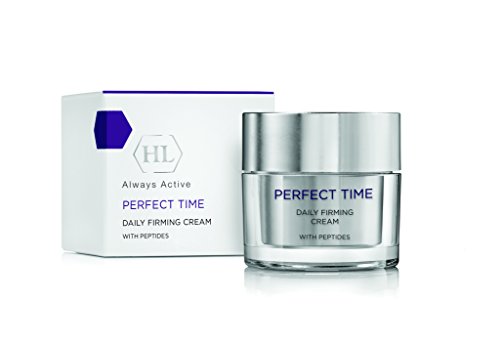 HL Holy Land Cosmetics Perfect Time Daily Firming Cream with Lipopeptides & Firming Complex to Reduce Fine Lines and Wrinkles, 1.7 fl.oz