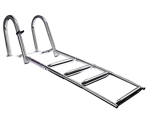 Escalera telescópica de acero inoxidable para piscina y barco miniatura 4