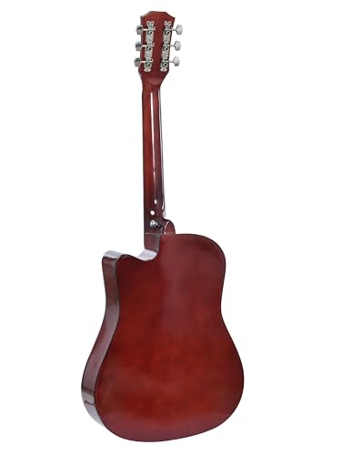 Image of BLUEBERRY B-D38-ROSEWOOD Trussrod Acoustic Guitar Kit, with Bag, Strap, One Pack Strings And Picks - 38 Inch (Rosewood)